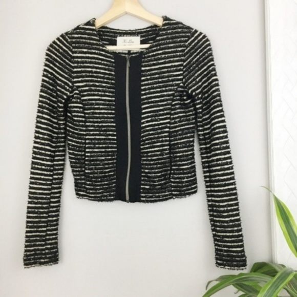 Madewell Hi-Line sequin zip up cardigan XS - Picture 3 of 9